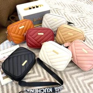 Dafoul stylish crossbody bag for women in multiple colors with long strap premium quality affordable handbag Pakistan