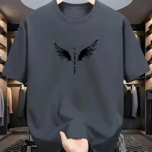 men wings printed dri fit t shirt | gym sports casual wear for men