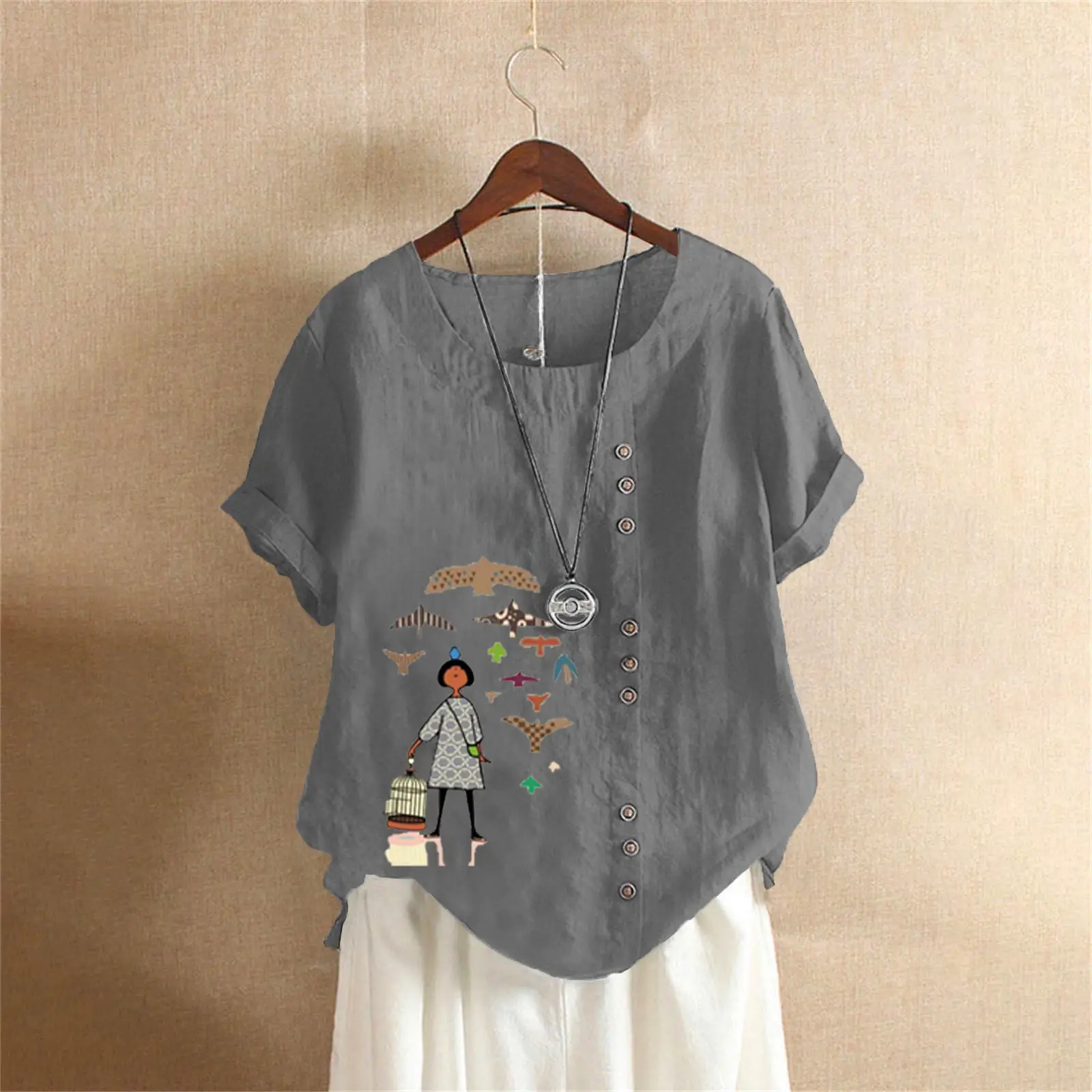 vintage floral butterfly plus size cotton linen t shirt for women s 5xl vintage floral butterfly plus size cotton linen t shirt for women s 5xl