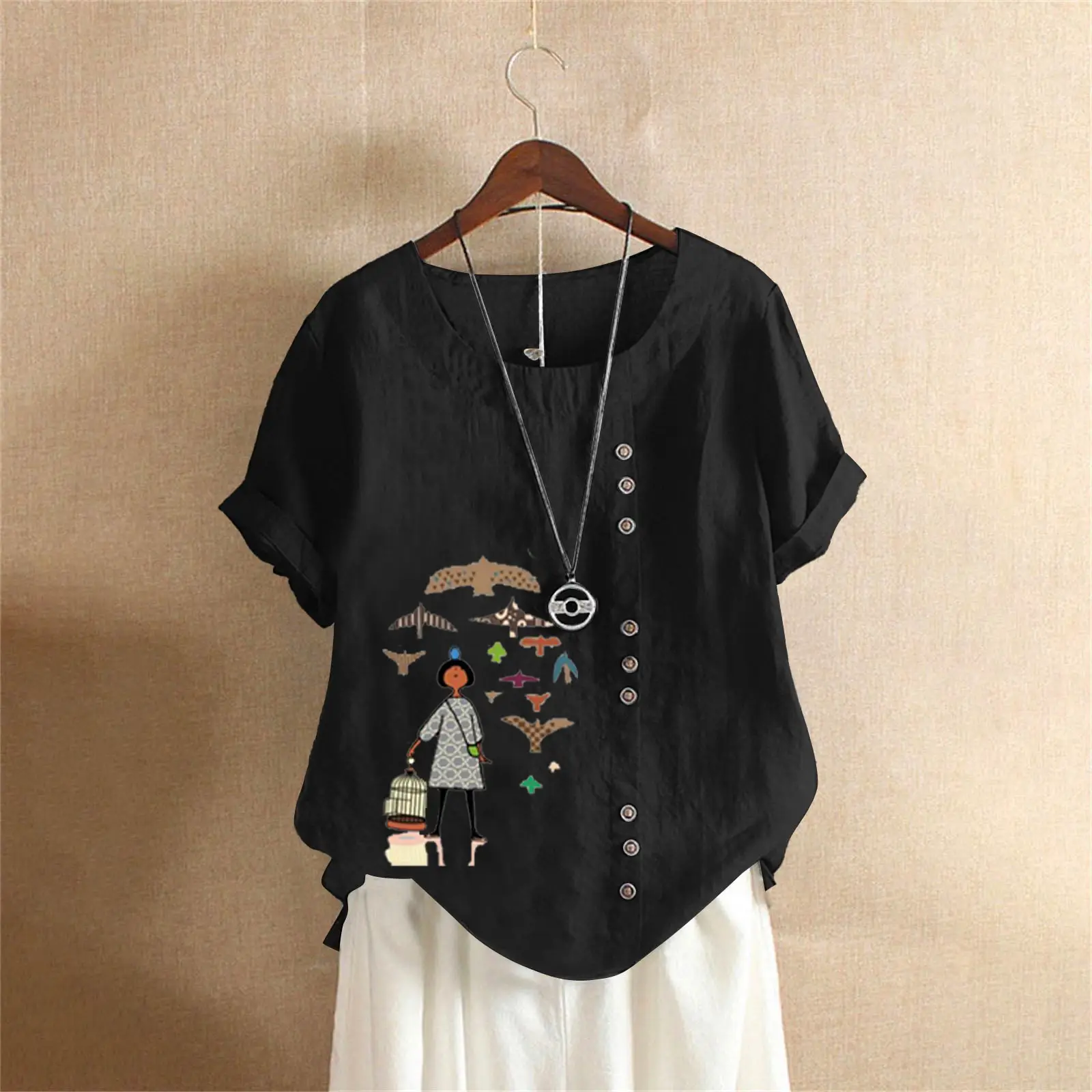 vintage floral butterfly plus size cotton linen t shirt for women s 5xl vintage floral butterfly plus size cotton linen t shirt for women s 5xl