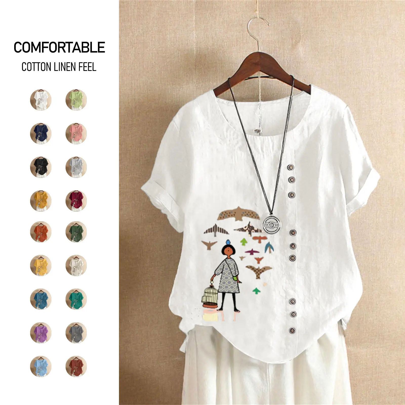 vintage floral butterfly plus size cotton linen t shirt for women s 5xl vintage floral butterfly plus size cotton linen t shirt for women s 5xl