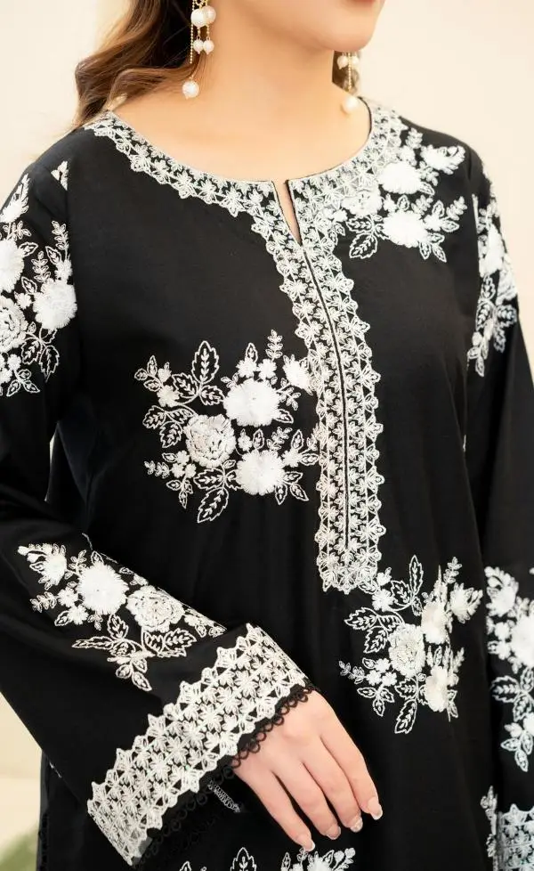 women's 3 pcs unstitched embroidered lawn suit with diamond dupatta women's 3 pcs unstitched embroidered lawn suit with diamond dupatta